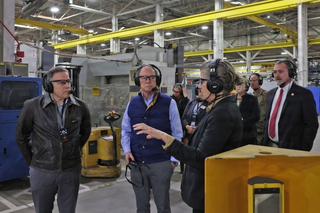 LEAD hosts McCormick and Joyce for a tour at the depot