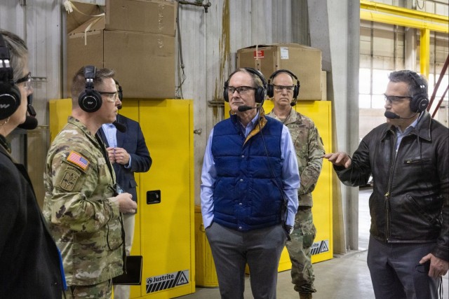 LEAD hosts McCormick and Joyce for a tour at the depot