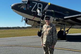 Fort Rucker Soldier jumps at the chance to honor the past