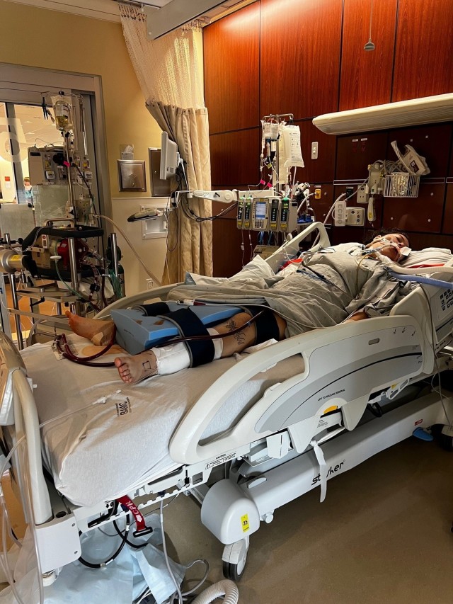 Fate brings accident victim to BAMC for groundbreaking procedure