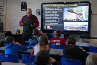 USACE Engineer Engages Fifth Graders Through STARBASE STEM Program in Wilmington