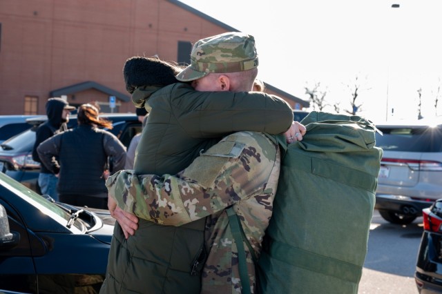 Soldiers in training have begun their journeys home to be with family and friends for the holiday season.