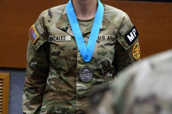 FORT LEAVENWORTH, Kansas — The Sergeant Audie Murphy Club inducted two new members during a ceremony Dec. 11, 2025, in Grant Auditorium at Fort Leavenwo...