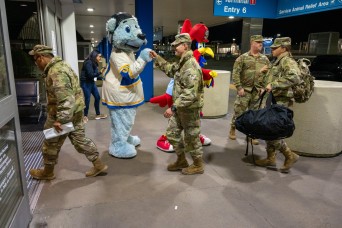 Over 45,000 Army trainees return to their hometowns for the holidays