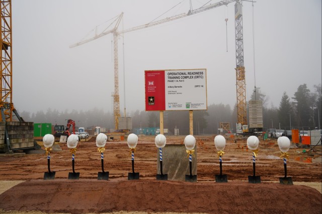 Operational Readiness Training Center Construction hits milestone with groundbreaking