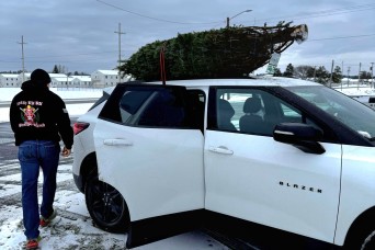 Trees for Troops deliver dozens of Christmas trees for Fort McCoy families for 2025 holiday season