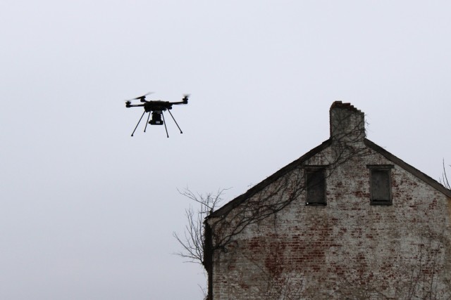 CSIRP is developing improvements to the SkyRaider UAS which enables autonomous search for chemical hazards. Here, the SkyRaider is modified with the Joint Chemical Agent Detector (JCAD), a portable device used to detect and identify chemical...