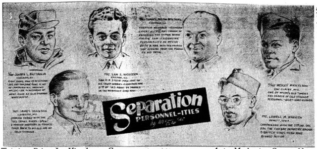 This is a news clip from the Dec. 14, 1945, edition of The Real McCoy newspaper at Fort McCoy, Wis. Throughout its history, beginning in 1909, Fort McCoy, and as Camp McCoy before that, has been a home for all types of Total Force training for all...