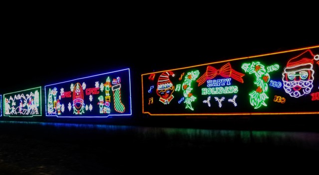 The 2025 Canadian Pacific Holiday Train rolls through Fort McCoy, Wis., on Dec. 11, 2025, on its way from Tomah to Sparta, Wis. The 2025 CPKC Holiday Train toured Canada and the U.S. Nov. 19 through Dec. 21, 2025, raising money, food and awareness...