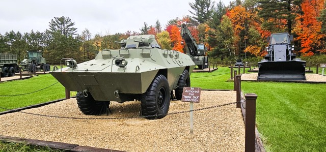 A scene of Equipment Park is shown with fall colors Oct. 15, 2025, at Fort McCoy, Wis. Equipment Park is inside the installation’s historic Commemorative Area. The Equipment Park is an outdoor display of historic and present-day equipment...