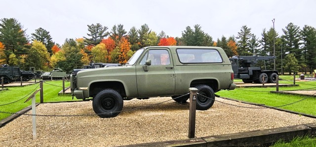 A scene of Equipment Park is shown with fall colors Oct. 15, 2025, at Fort McCoy, Wis. Equipment Park is inside the installation’s historic Commemorative Area. The Equipment Park is an outdoor display of historic and present-day equipment...