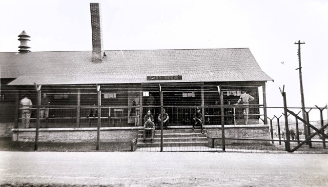 The Guard House for the original garrison area of Camp McCoy, Wis., is shown in 1940. Camp McCoy grew in size significantly during World War II which included the building of a "New Camp" that makes up today's main operating area for Fort McCoy,...