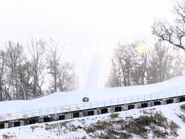 Snowmaking at Fort McCoy's Whitetail Ridge Ski Area