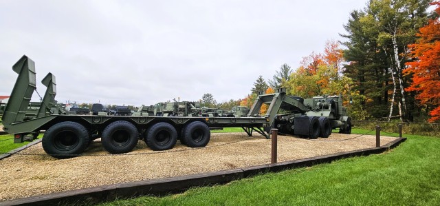 A scene of Equipment Park is shown with fall colors Oct. 15, 2025, at Fort McCoy, Wis. Equipment Park is inside the installation’s historic Commemorative Area. The Equipment Park is an outdoor display of historic and present-day equipment...