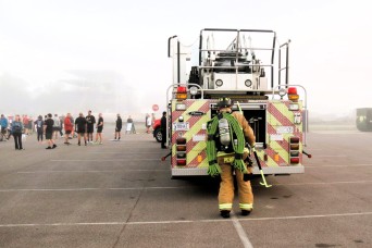 Firefighter/Emergency Medical Technician Brandon Perron with the Fort McCoy Directorate of Emergency Services Fire Department completed the 2025 Fort Mc...