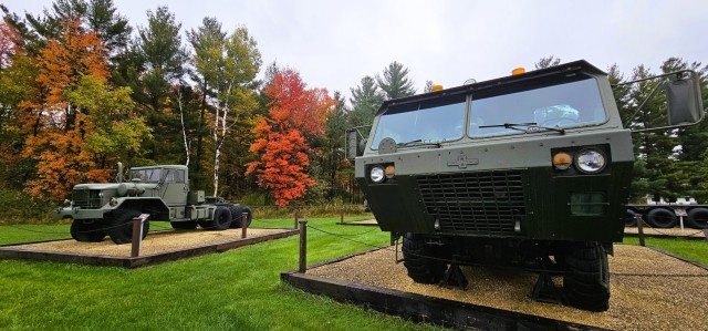 A scene of Equipment Park is shown with fall colors Oct. 15, 2025, at Fort McCoy, Wis. Equipment Park is inside the installation’s historic Commemorative Area. The Equipment Park is an outdoor display of historic and present-day equipment...