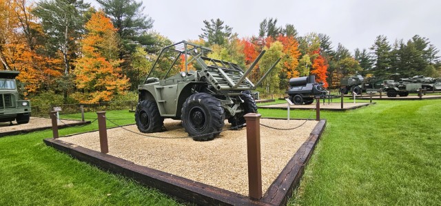 A scene of Equipment Park is shown with fall colors Oct. 15, 2025, at Fort McCoy, Wis. Equipment Park is inside the installation’s historic Commemorative Area. The Equipment Park is an outdoor display of historic and present-day equipment...