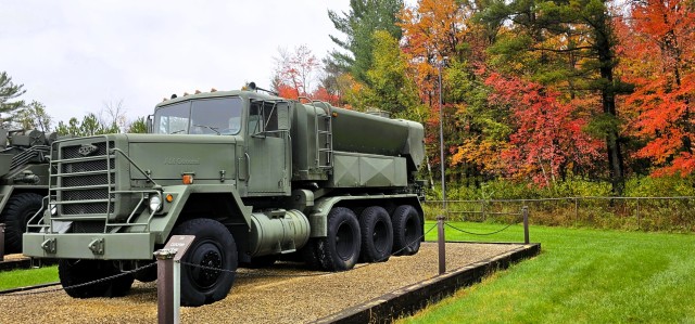 A scene of Equipment Park is shown with fall colors Oct. 15, 2025, at Fort McCoy, Wis. Equipment Park is inside the installation’s historic Commemorative Area. The Equipment Park is an outdoor display of historic and present-day equipment...
