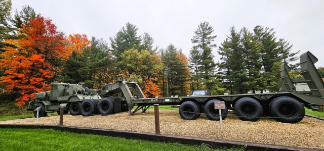 A scene of Equipment Park is shown with fall colors Oct. 15, 2025, at Fort McCoy, Wis. Equipment Park is inside the installation’s historic Commemorative Area. The Equipment Park is an outdoor display of historic and present-day equipment...