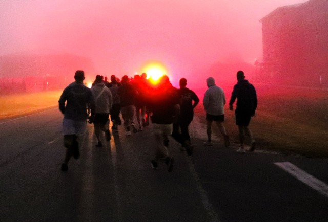Fort McCoy community members participate in the 2025 Fort McCoy 9/11 Memorial Run and Stair Climb on Sept. 11, 2025, at Fort McCoy, Wis. Dozens of Soldiers, veterans, workforce members, family members, Wisconsin Challenge Academy cadets, and...