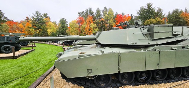 A scene of Equipment Park is shown with fall colors Oct. 15, 2025, at Fort McCoy, Wis. Equipment Park is inside the installation’s historic Commemorative Area. The Equipment Park is an outdoor display of historic and present-day equipment...