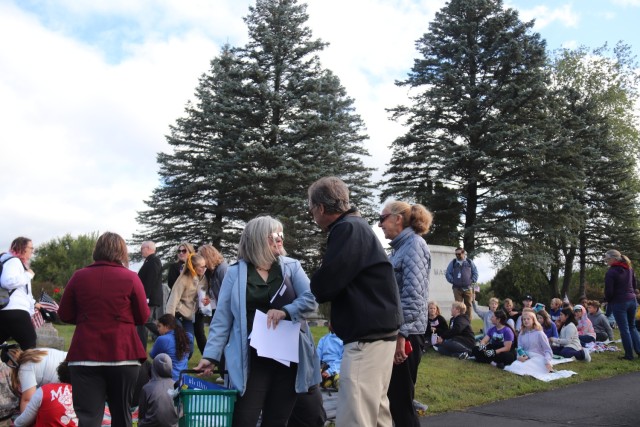 U.S. Army leaders from Fort McCoy, Wis., as well as community members and leaders participate in the Maj. Gen. Robert Bruce McCoy Remembrance Ceremony on Sept. 5, 2025, in Sparta, Wis. The event was held at Woodlawn Cemetery in Sparta with McCoy...