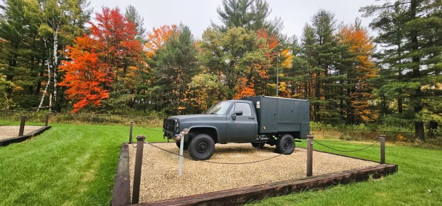A scene of Equipment Park is shown with fall colors Oct. 15, 2025, at Fort McCoy, Wis. Equipment Park is inside the installation’s historic Commemorative Area. The Equipment Park is an outdoor display of historic and present-day equipment...