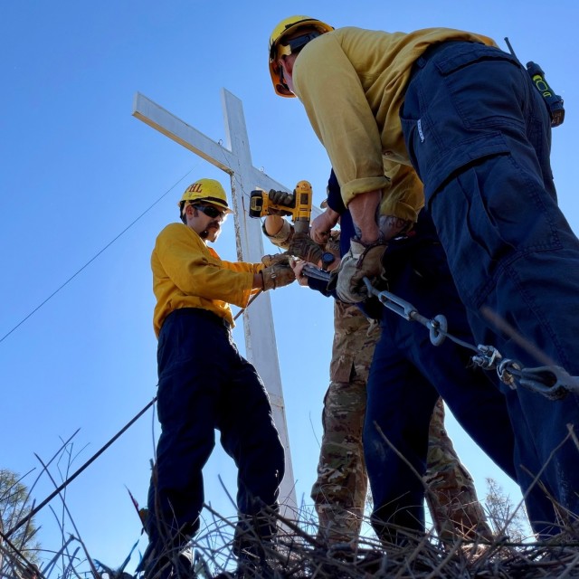 FHL Soldiers and firefighters