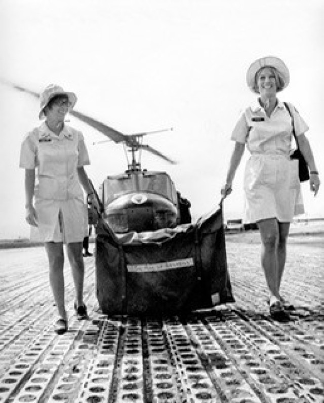Vietnam-Era Donut Dolly Dorner Carmichael Continues Service with Red Cross in Powidz