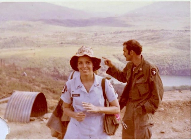 Vietnam-Era Donut Dolly Dorner Carmichael Continues Service with Red Cross in Powidz