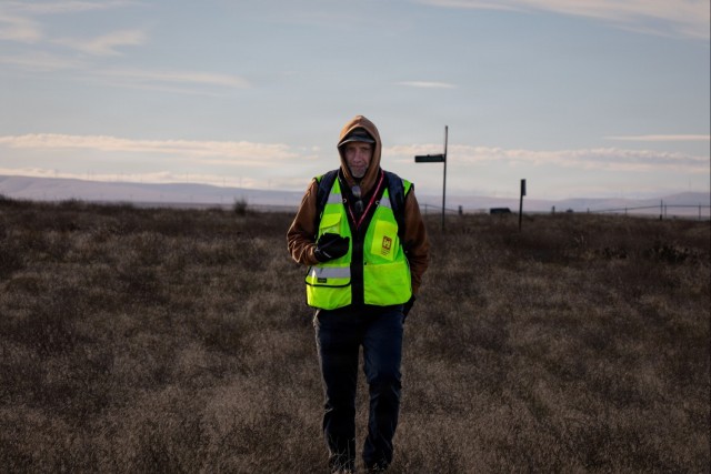 Military Munitions Response Program staff conduct fieldwork at former Umatilla Chemical Depot