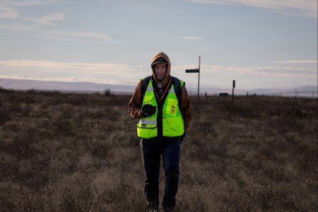 Military Munitions Response Program staff conduct fieldwork at former Umatilla Chemical Depot