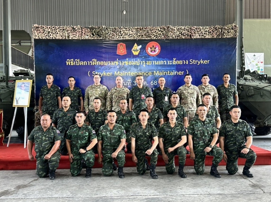 Washington Guard Participates in Stryker Exchange with Thai Partners