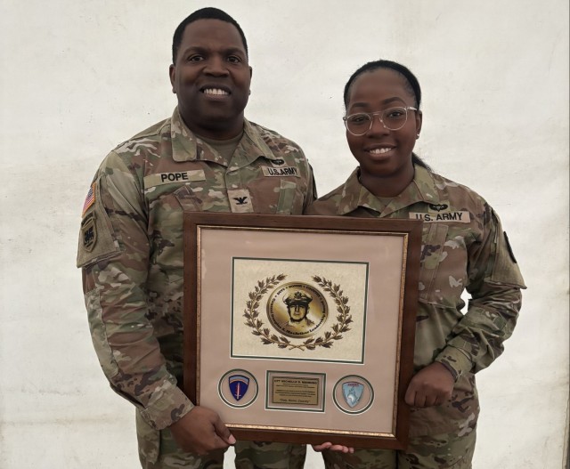 Company commander earns leadership award