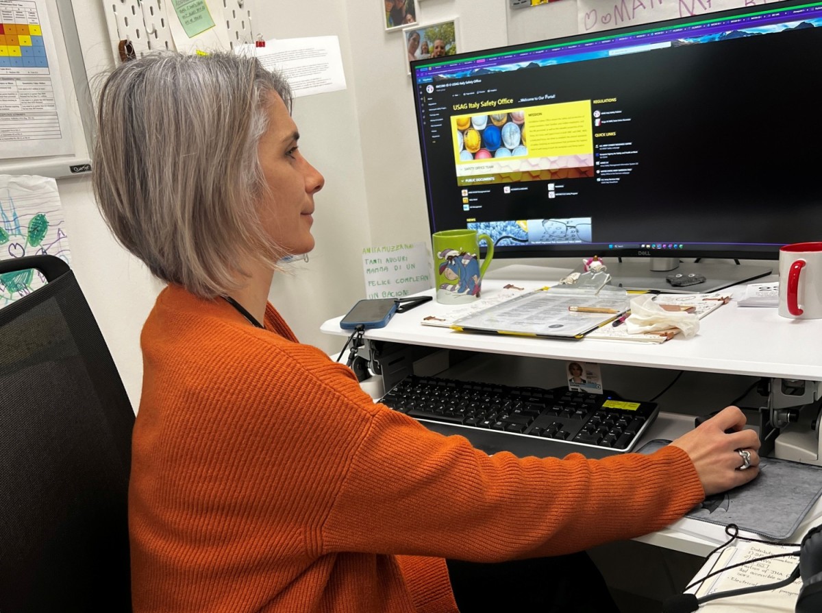 Employee in USAG Italy Safety Office Earns Top Honors