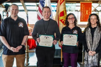 U.S. Army Garrison Fort Hamilton leadership recognized employees for exceptional service during its third-quarter awards ceremony Jan. 15 at the Fort Ha...
