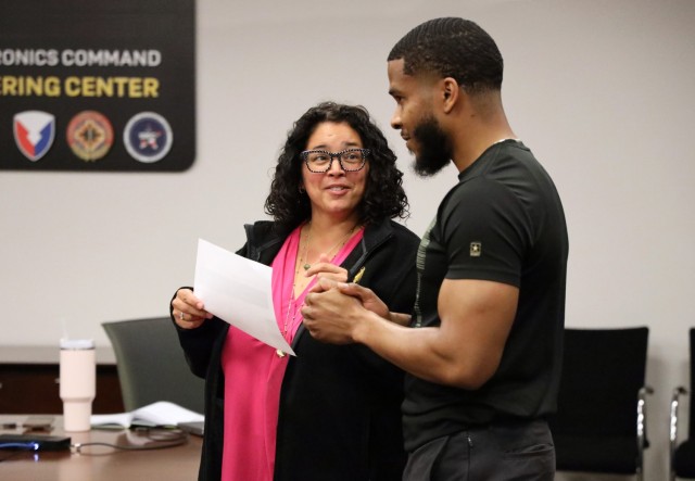 Discussing opportunities at the summer reskilling and upskilling open house