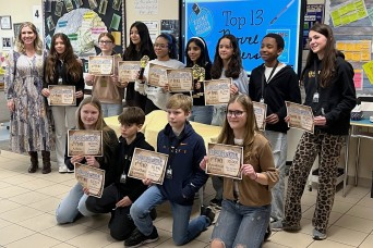 Vicenza MS students show off writing talents during annual competition