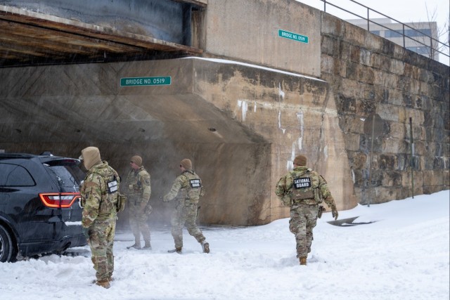 National Guard supports D.C. Safe and Beautiful mission during winter storm