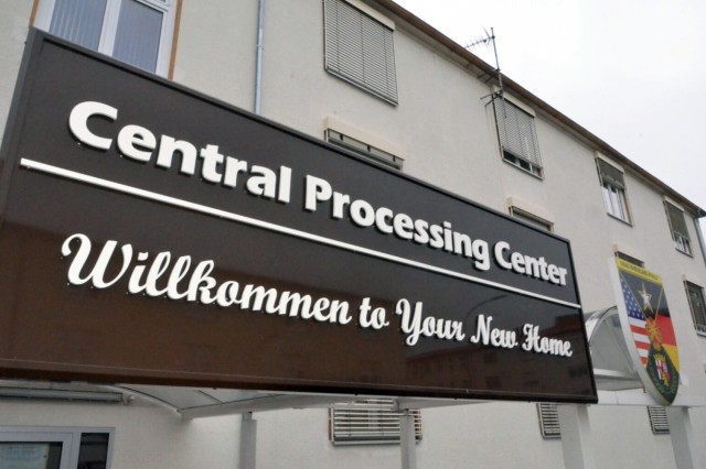 The Central Processing Center on Kleber Kaserne in Kaiserslautern, Germany, is one of the first places many service members go when they arrive in Germany.