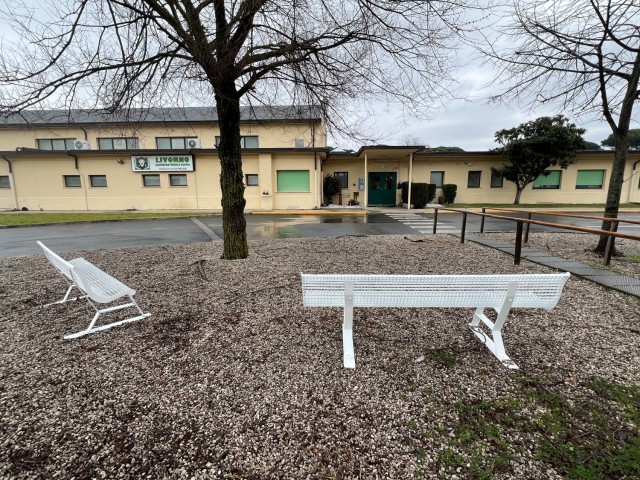 Old Bus stop benches find new purpose at LEMS
