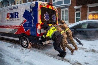 National Guard members respond to winter weather in 15 states