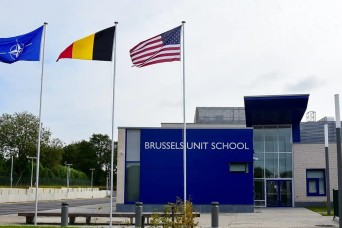 Leadership from U.S. Army Garrison Benelux in Brussels hosted a community Town Hall on Jan. 22, 2026, at the Brussels Unit School auditorium.