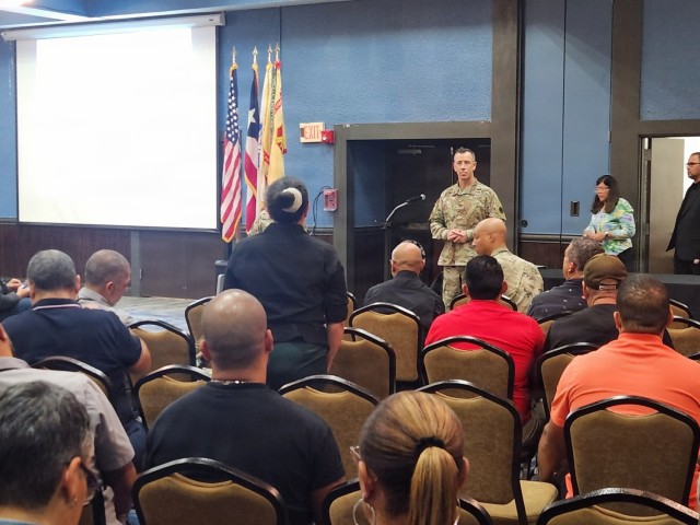 Fort Buchanan leadership highlights transparency, teamwork during town hall