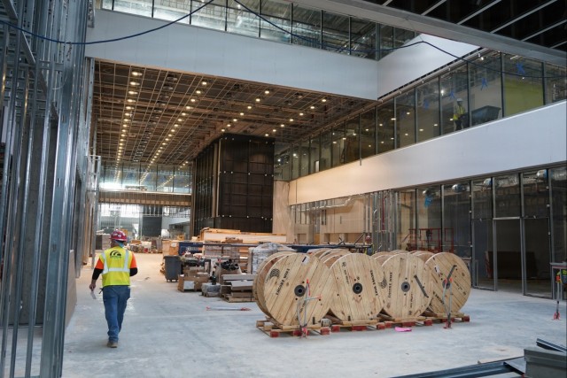 Construction continues on the Louisville Medical Center Jan. 7, 2026