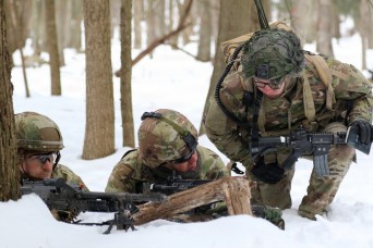 Winter field training tests Army infantry leaders