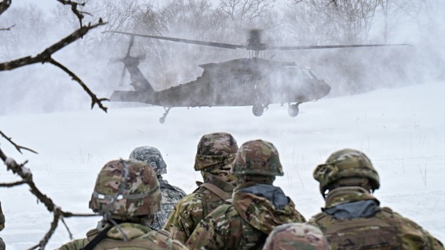 Soldiers from the Michigan National Guard Participate in Northern Strike 26-1, at Camp Grayling Joint Maneuver Training Center, MI.