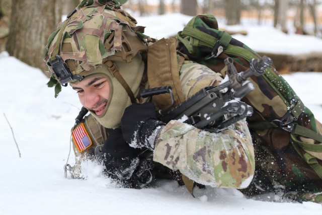 Winter field training tests infantry leaders