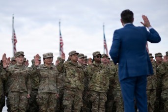 Hegseth reenlists more than 100 National Guardsmen in nation's capital
