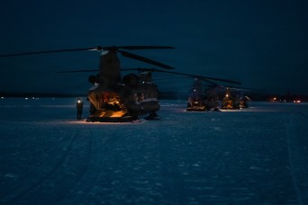 Arctic Angels conduct nighttime air assault at JPMRC 26-02